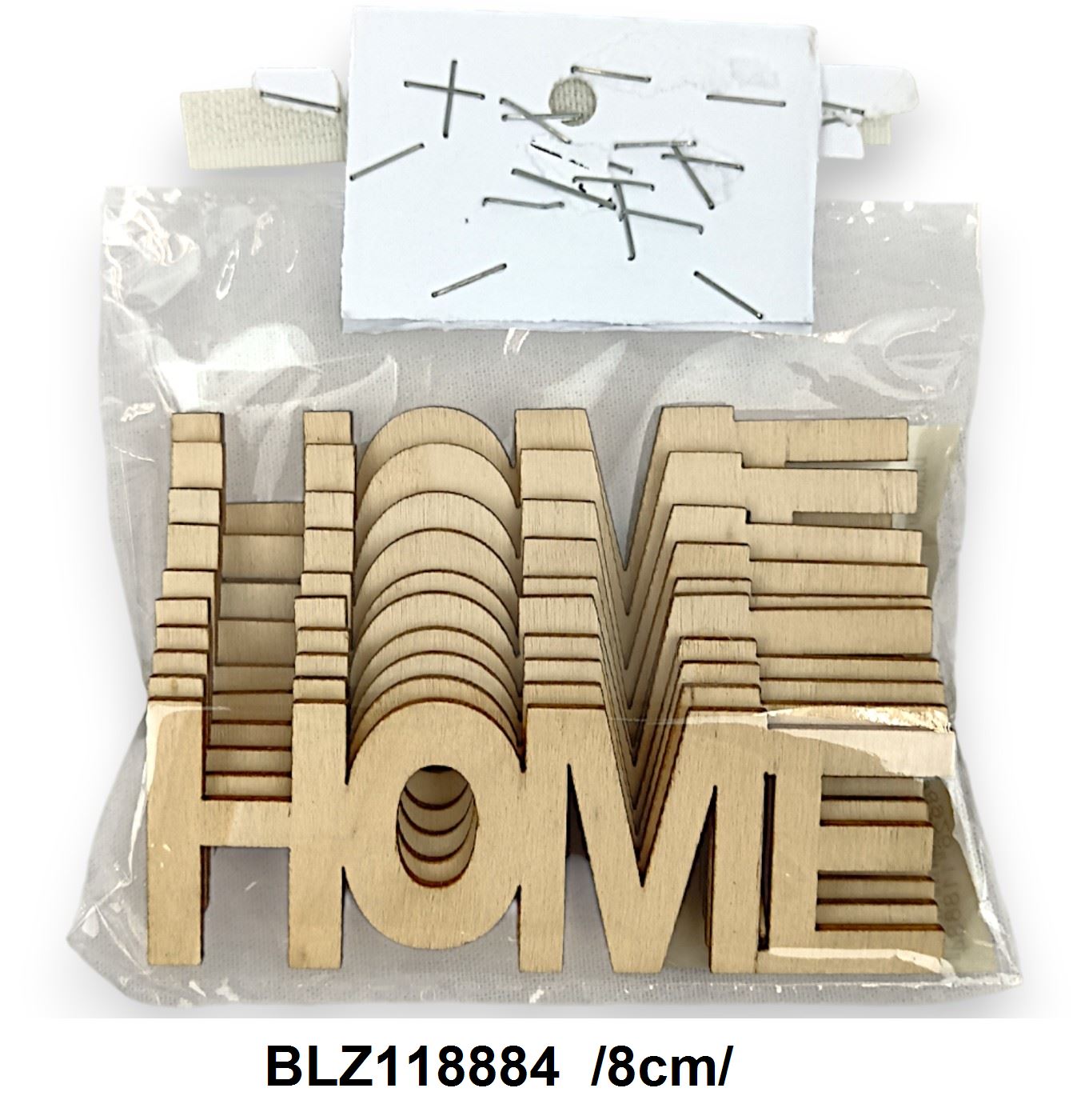 Kis fa felirat: HOME  /8cm/