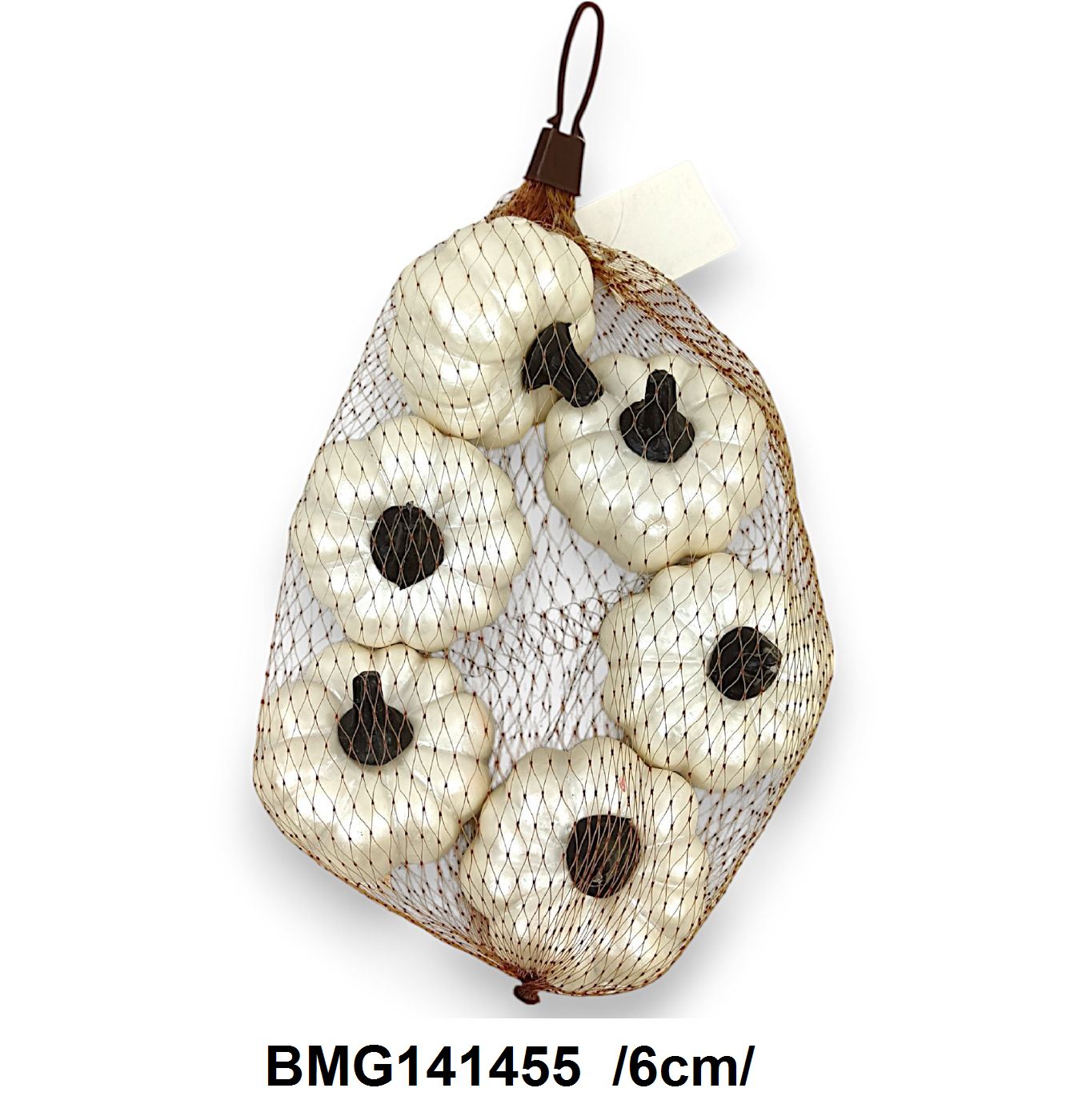 Fényes hungarocell tökök, zsákban /6cm/