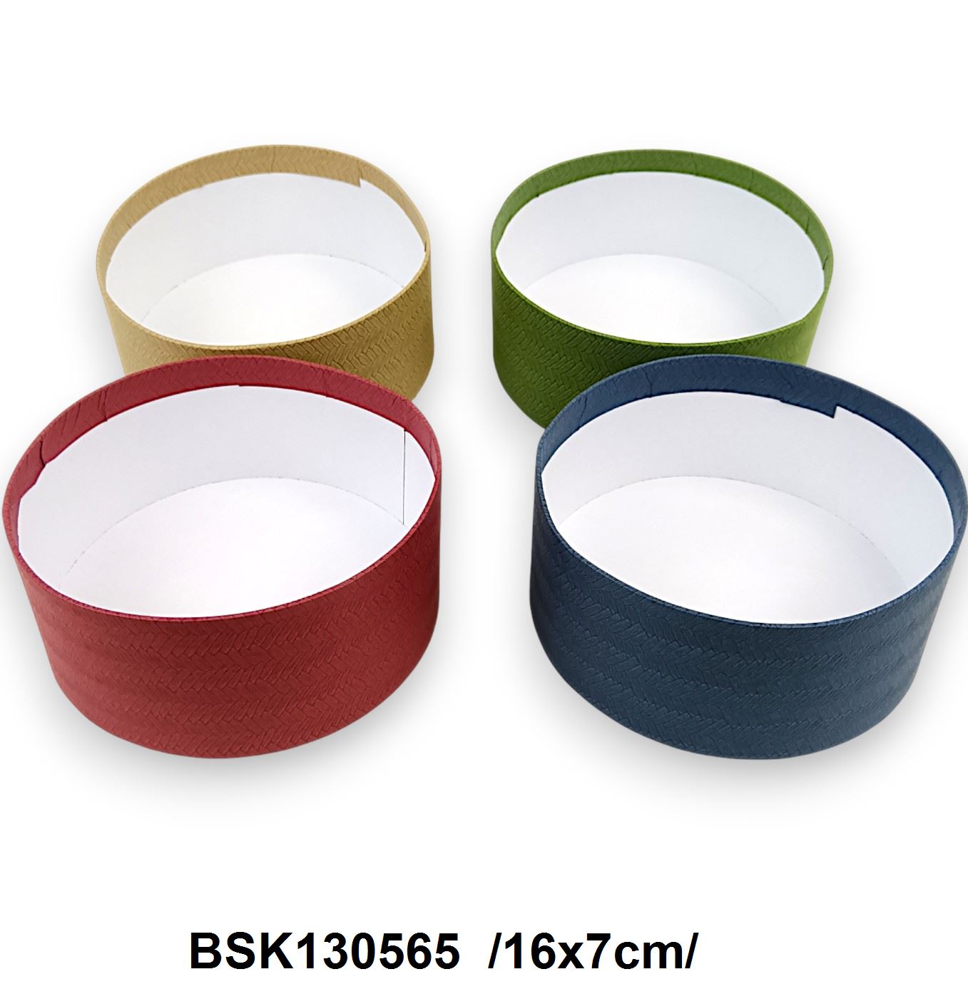 Kerek doboz, fedõ nélkül /16x7cm/