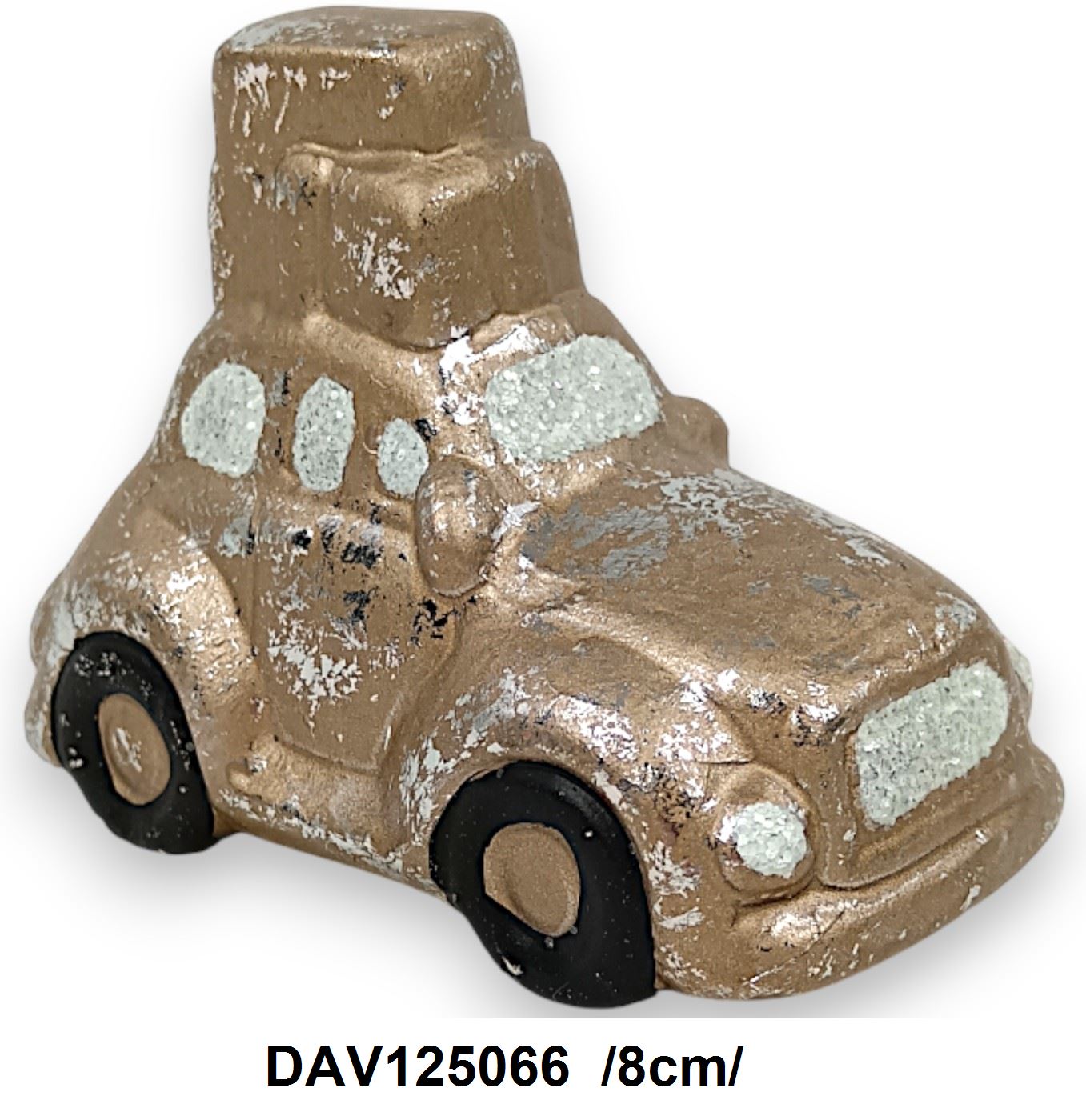Csomagot szállító kisautó, polirezin  /8cm/