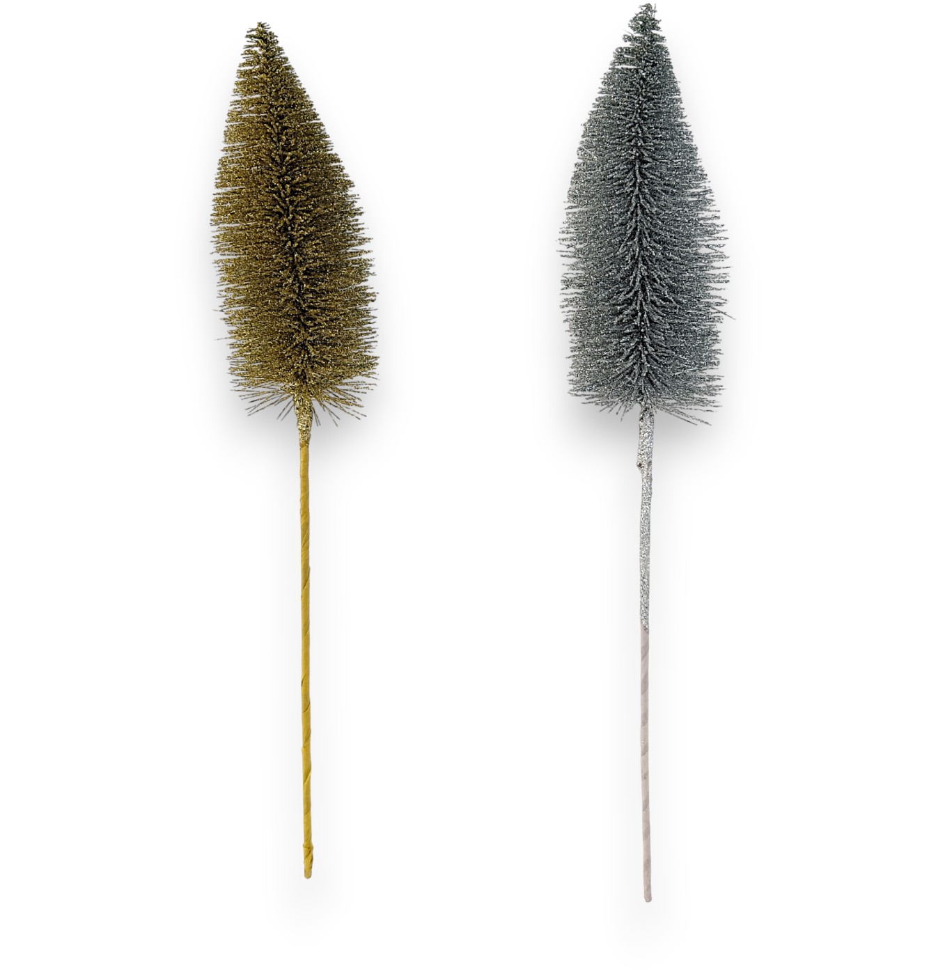 Pálcás glitteres drót fenyõ /50cm/