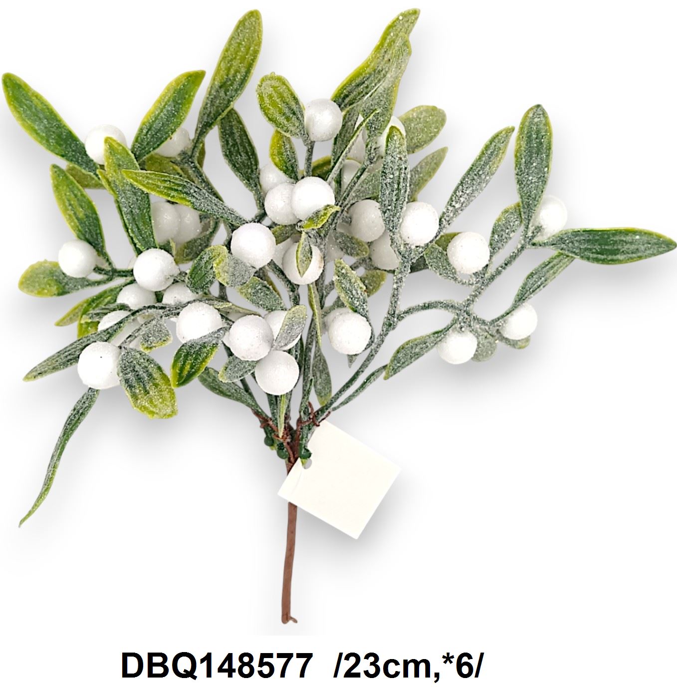 Glitteres fagyöngy köteg  /23cm,*6/