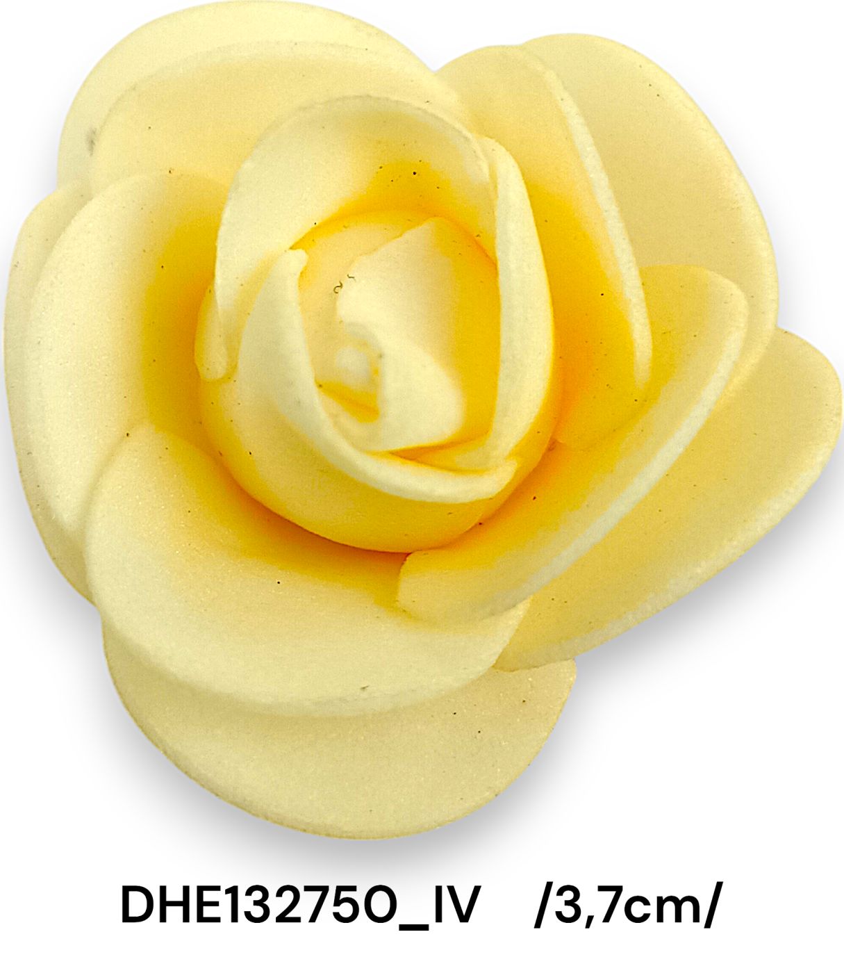 Polifoam, kerekszirmos kis rózsafej /3,7 cm/