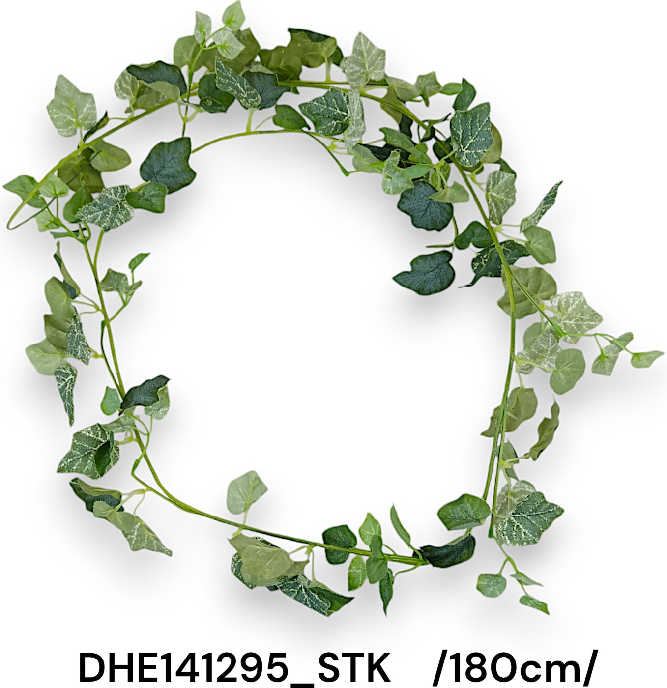 Borostyán leveles girland, /180cm,*120/