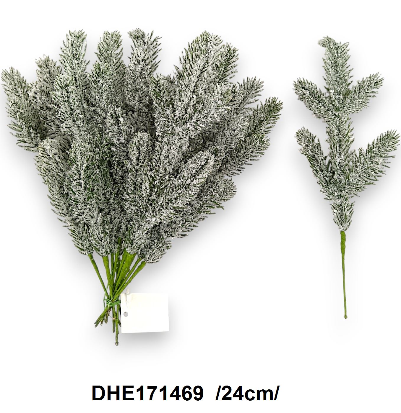 Beszúrható havas fenyõpick köteg /24cm/