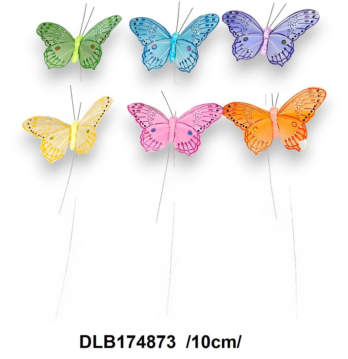 Színes lepkék /10cm/