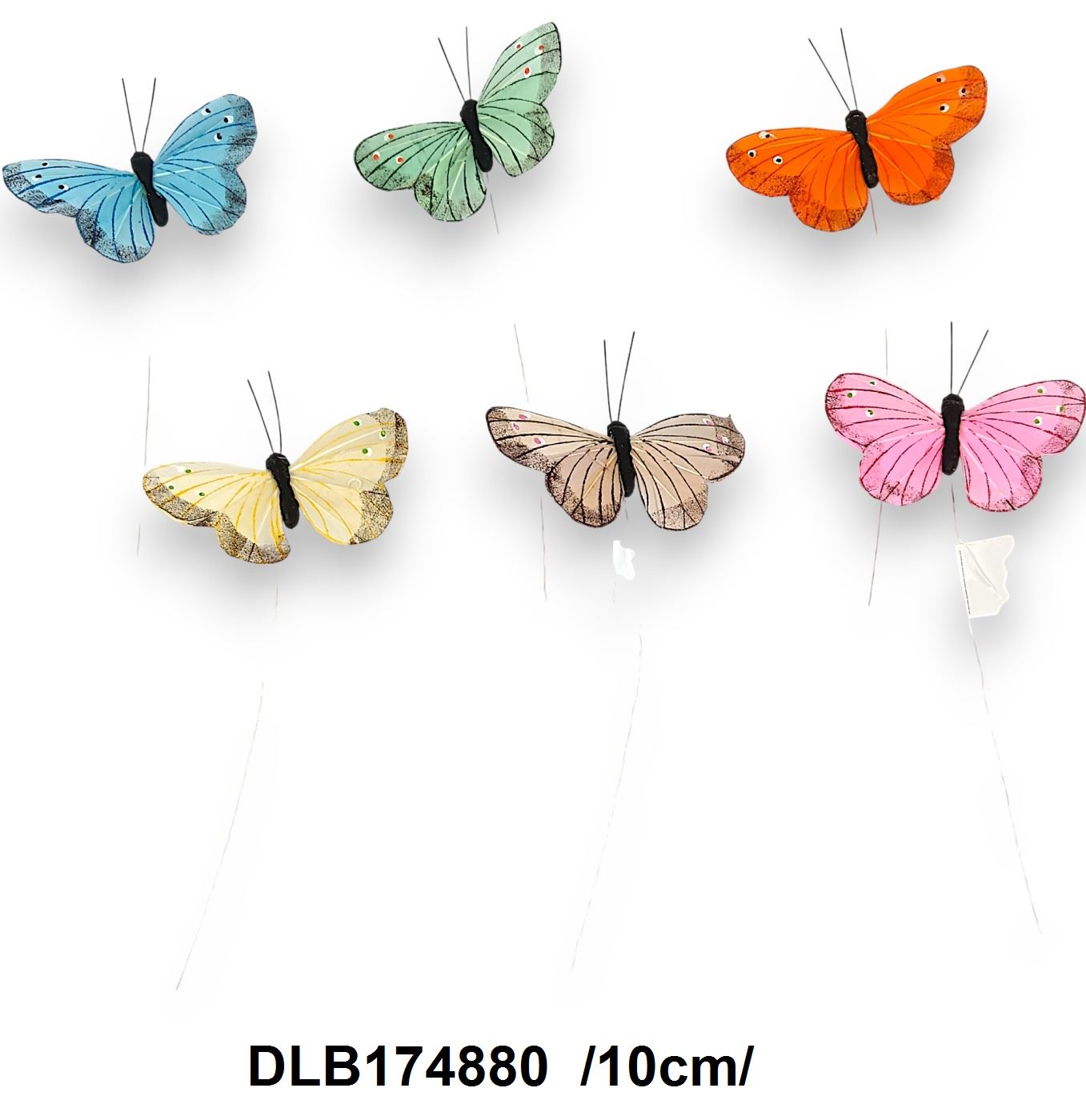 Pasztel lepkék /10cm/