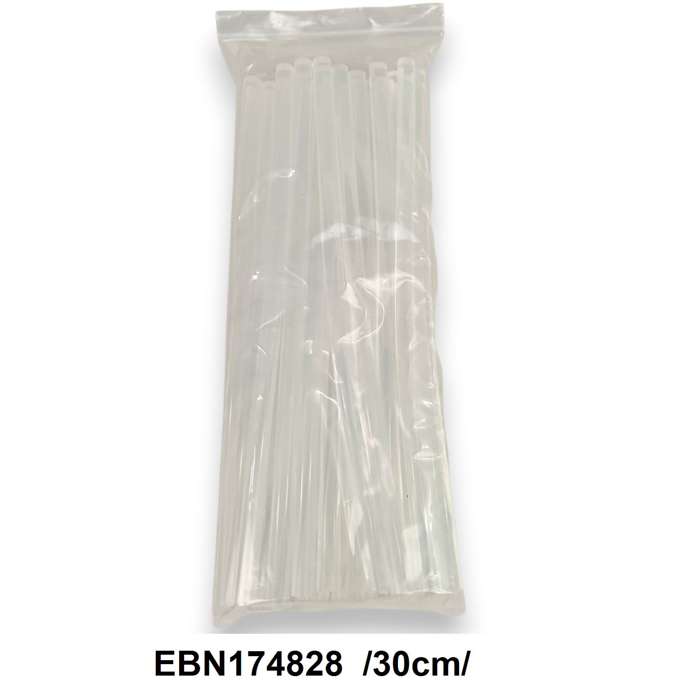 Átlátszó ragasztórúd, 1kg-34db /30cm/