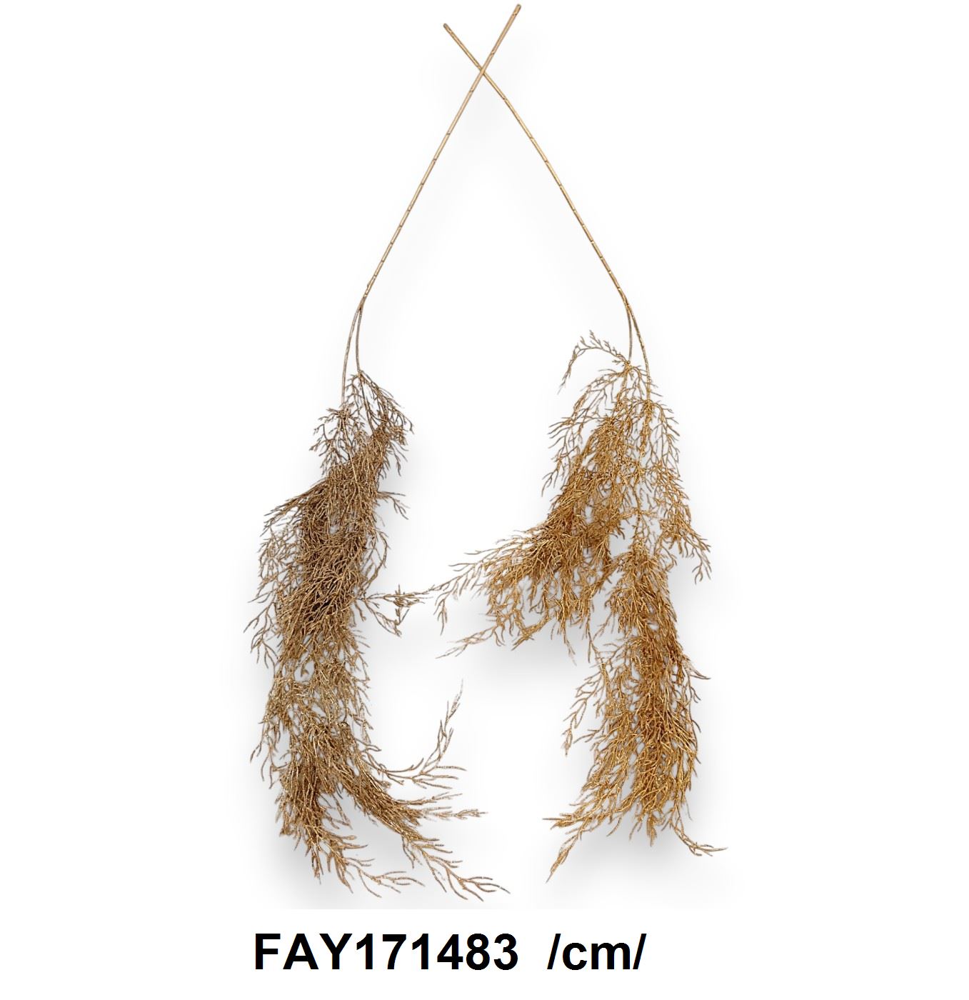 Metálos festésû, vékony ágacskás futó /125cm/