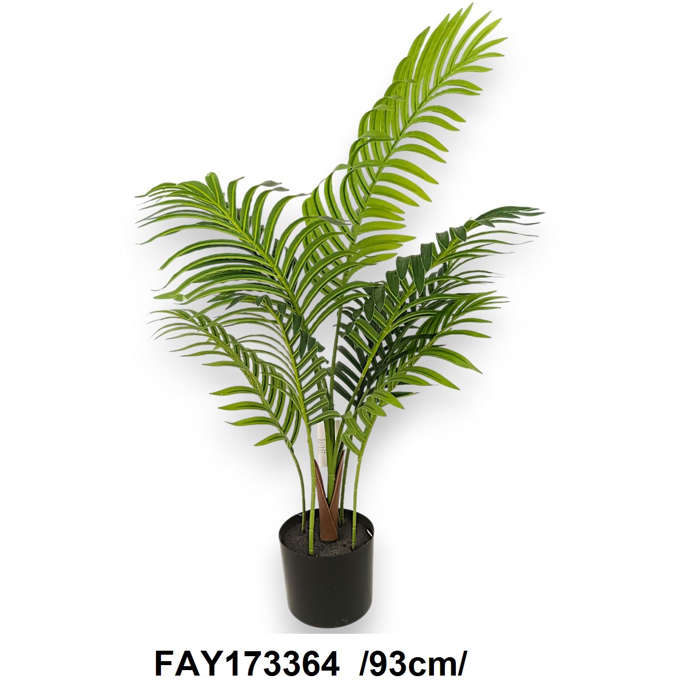 Cserepes pálma, PVC levelekkel /93cm/