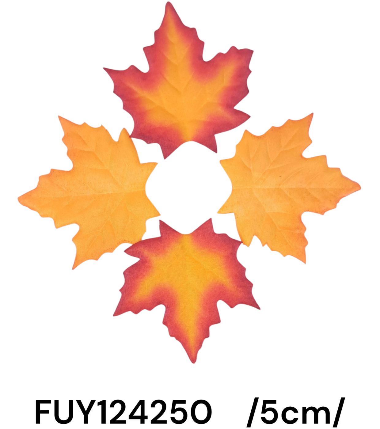 Õszi juharlevelek, szatén  /8cm/