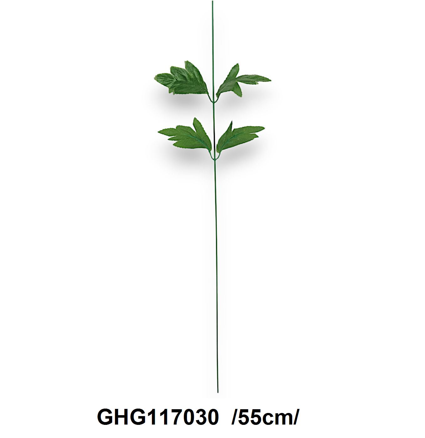 Vékony kriziszár, 2 duplalevéllel /55cm/