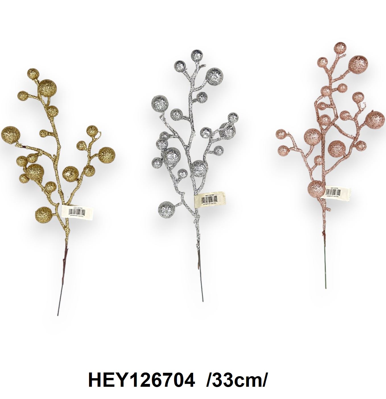Full glitteres, golyós pick /33cm/