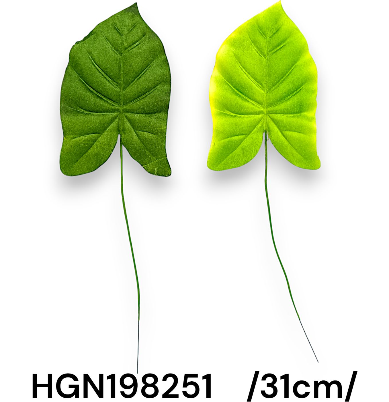 Syngonium levél, szatén /31cm/