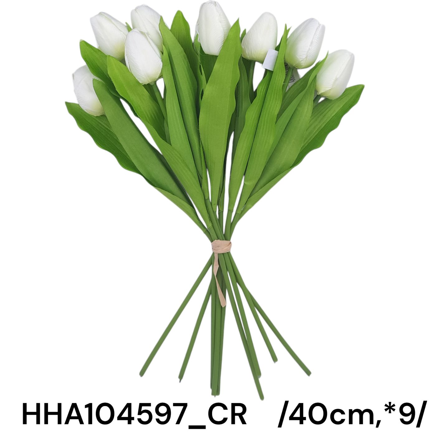 Hungarocell közepû bimbós szatén tulipán köteg /40cm,*9/