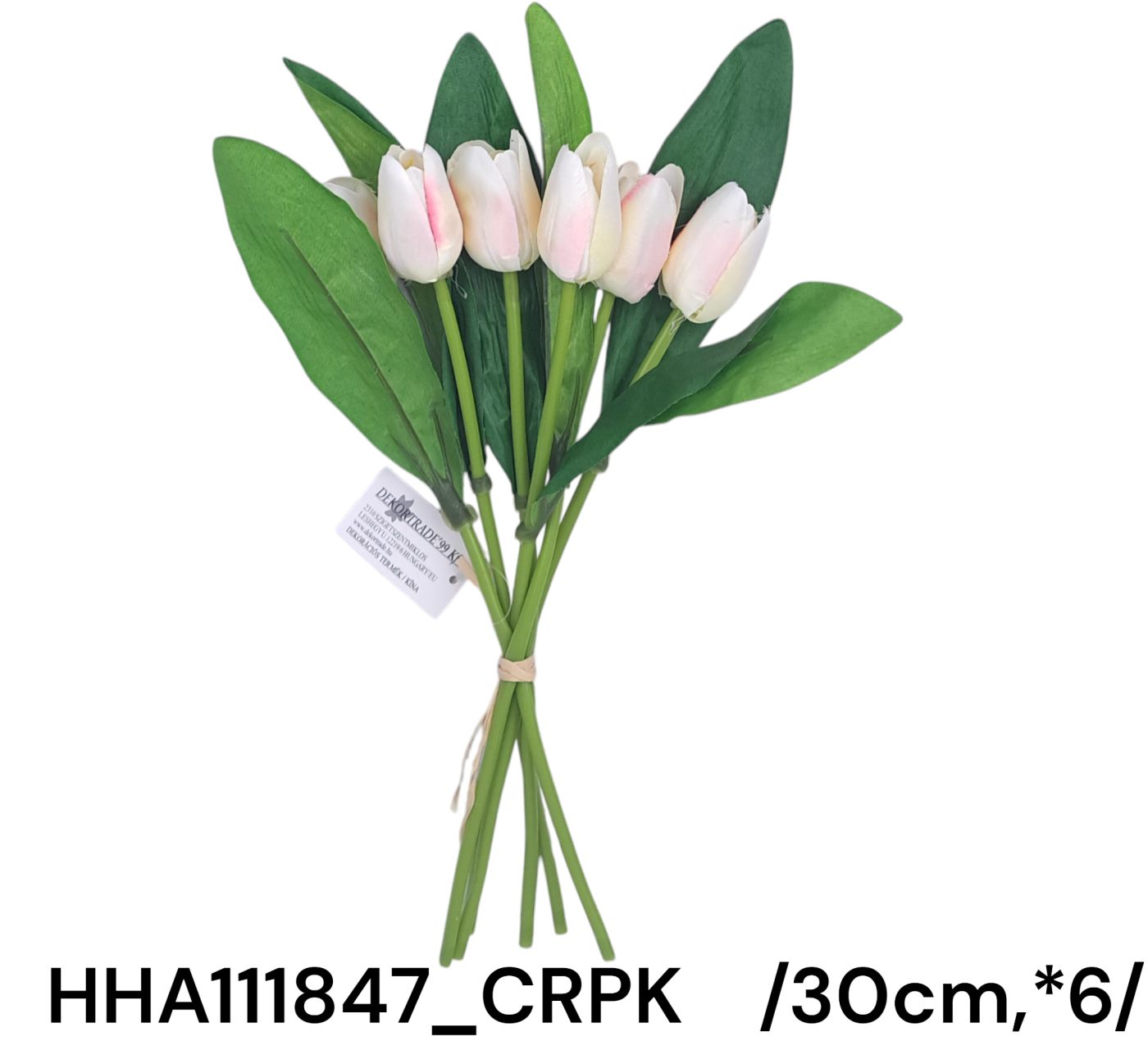 30cm szatén bimbós tulipán köteg *6
