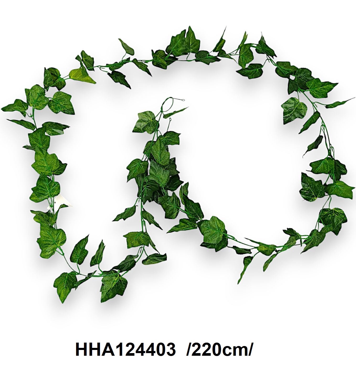 Juharleveles girland, eres középpel /220cm/