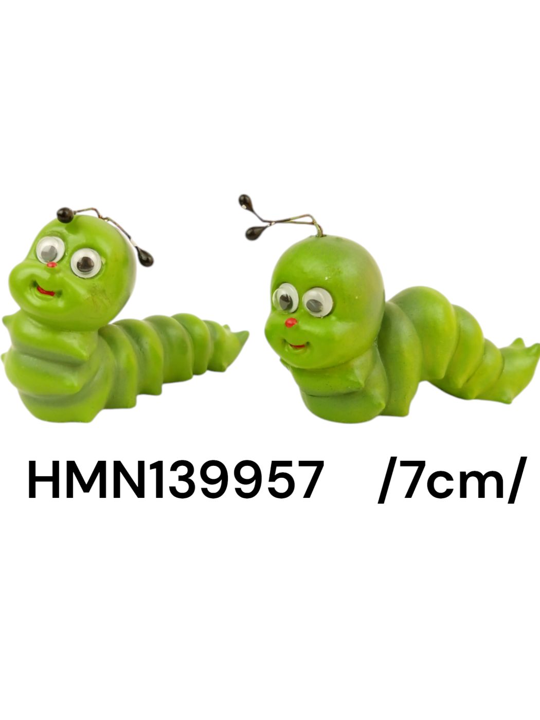 7 cm polirezin hernyók