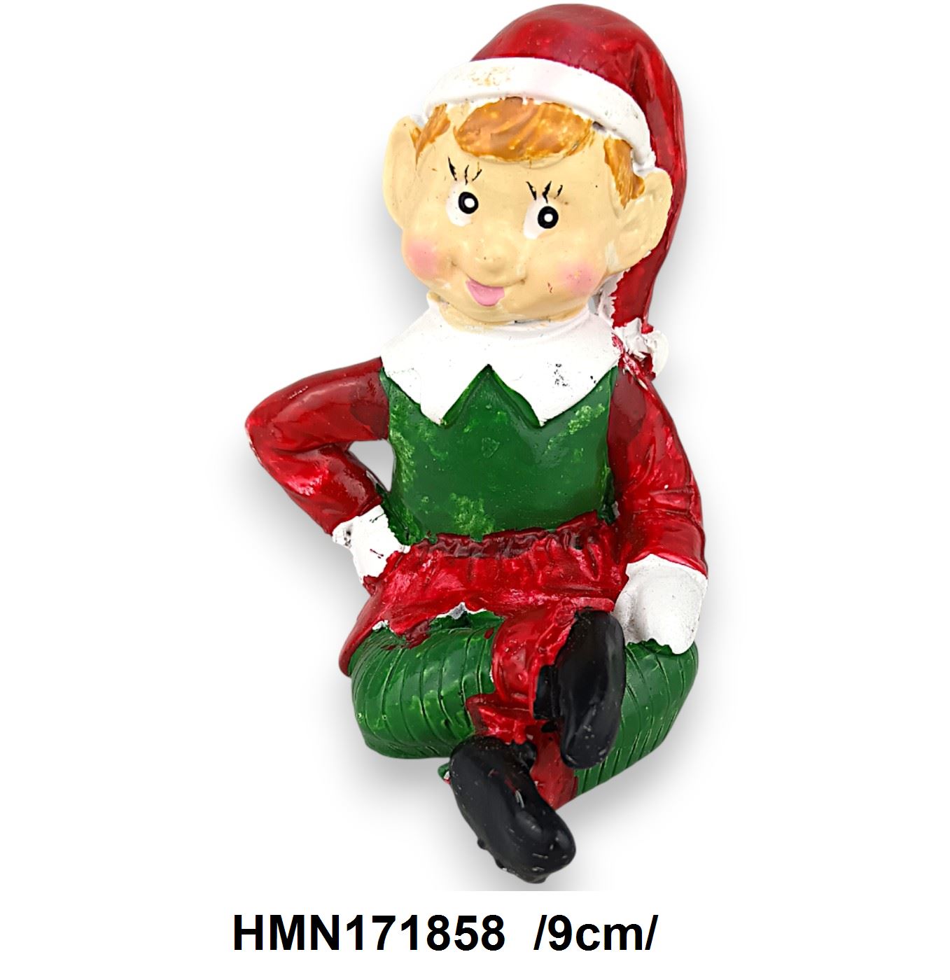 Karácsonyi manók, polirezin /9cm/