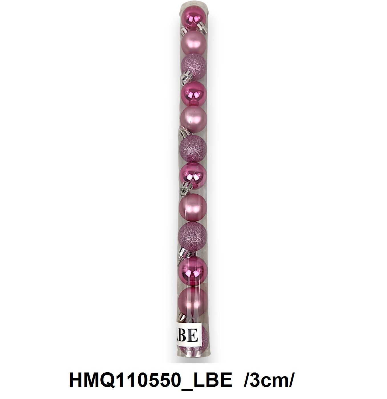 Fényes/matt/glitteres mûanyag gömbök /3cm/