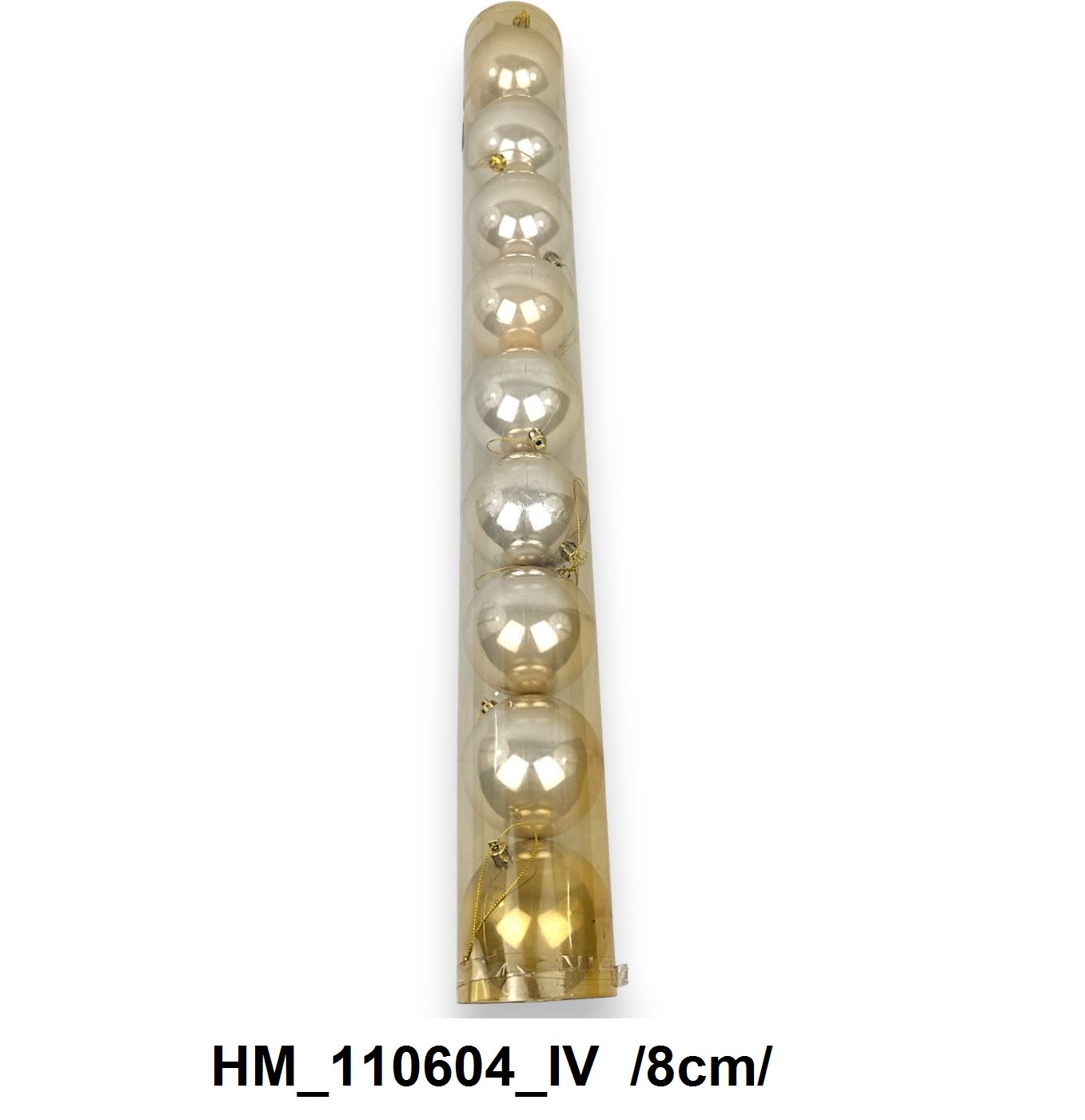 Pearl mûanyag gömbök /8cm/
