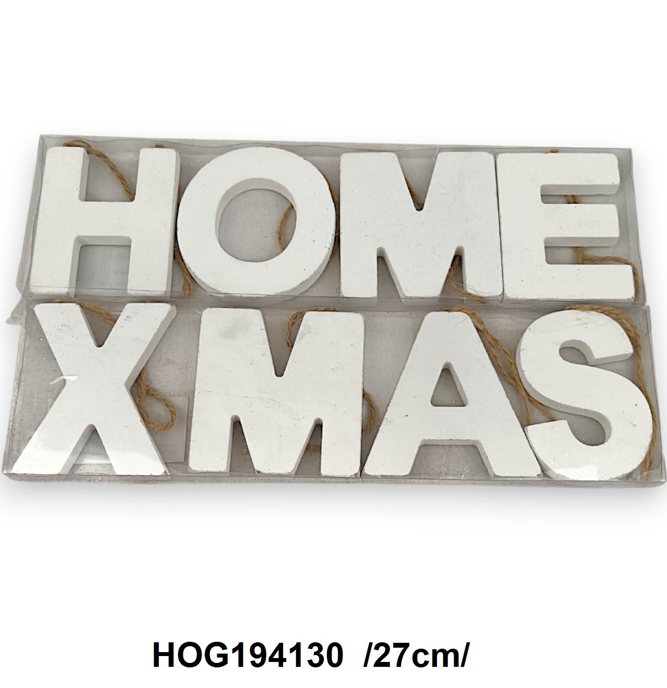 HOME,XMAS fa akaszthatós betûk /27cm/