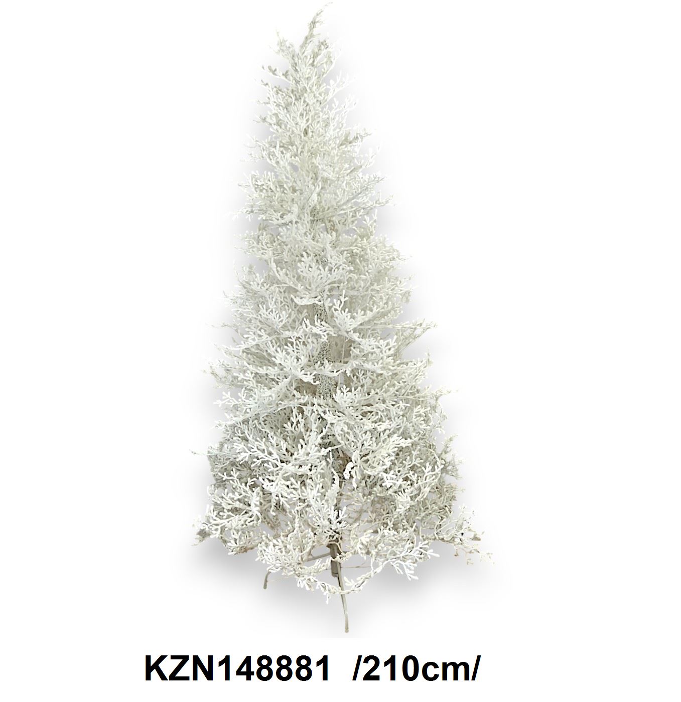 Full flokkolt ágas fenyõfa, 591 ág, LED nélkül /210cm/