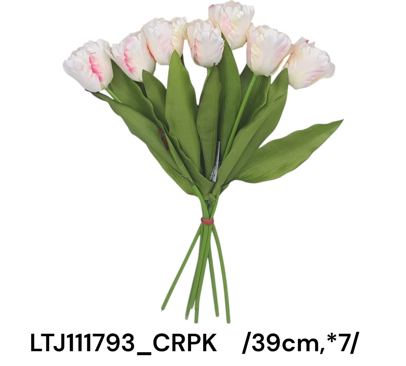 39cm cakkos szélû, szatén tulipánköteg *7