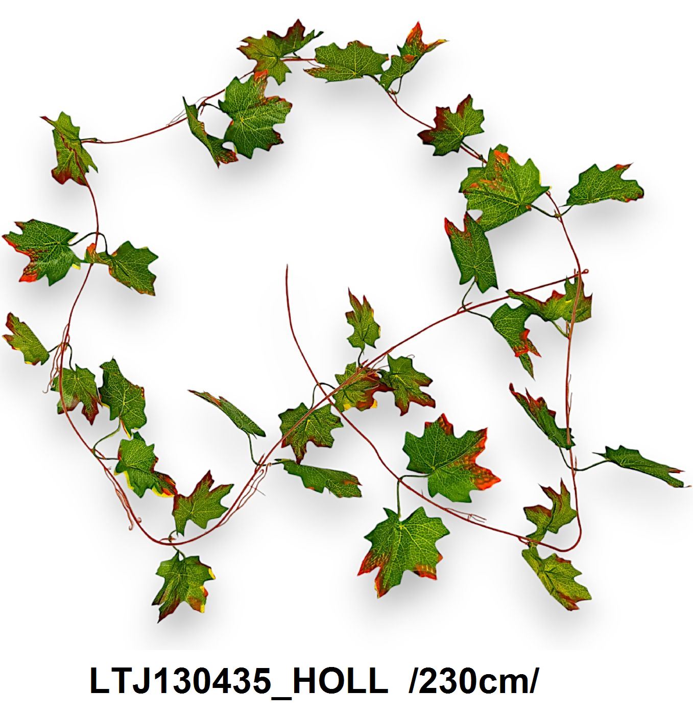 Juhar leveles girland 36 levéllel /230cm/