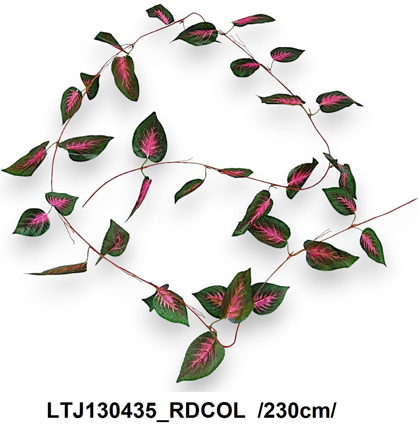 Juhar leveles girland 36 levéllel /230cm/