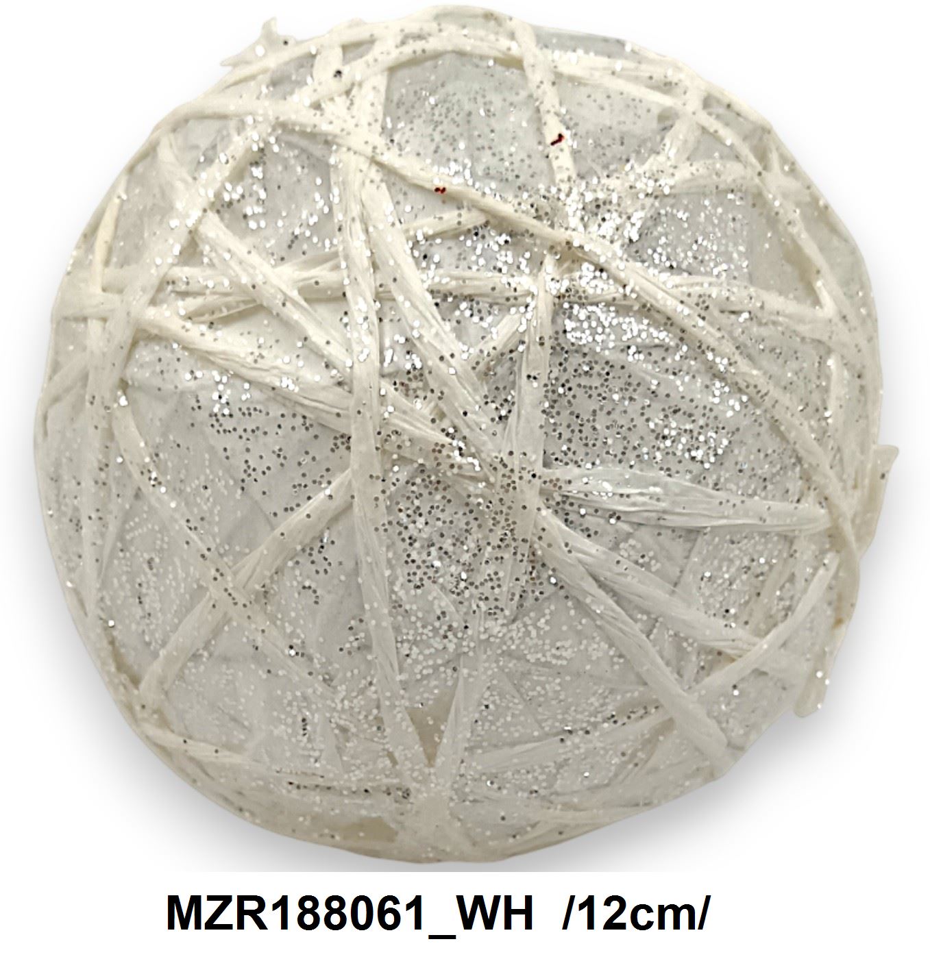 Fehér krepp gömb /12cm/
