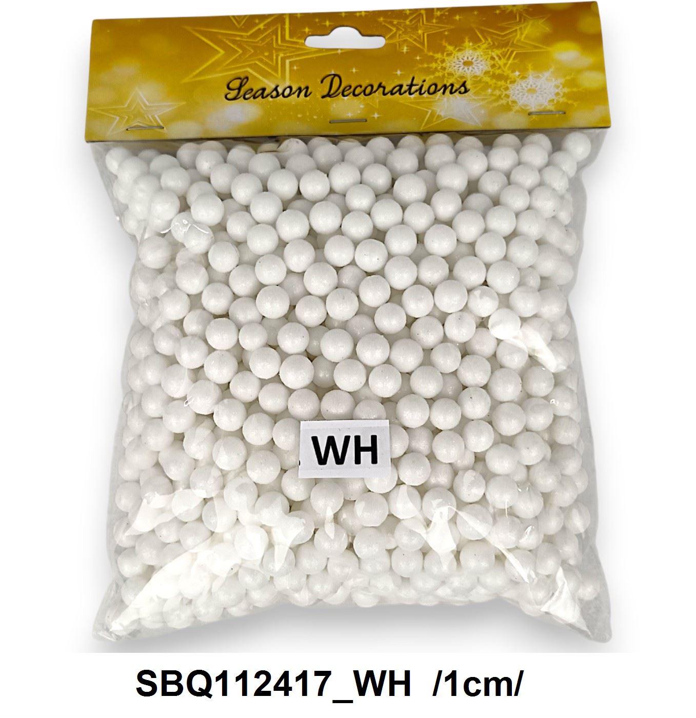 Glitteres golyók, 50 gr /1cm/