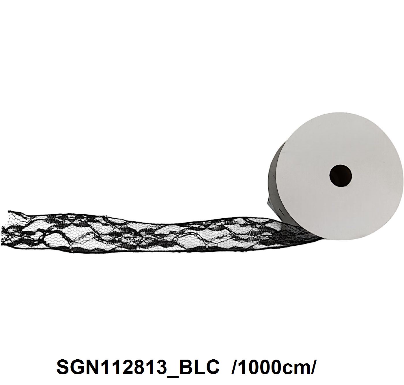 3,8cm * 10m Y csipke szalag drótos széllel tekercsen