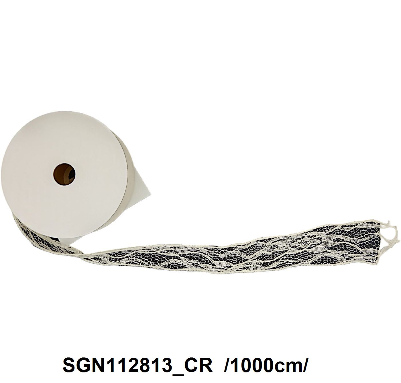 1000cm  Y csipke szalag drótos széllel tekercsen