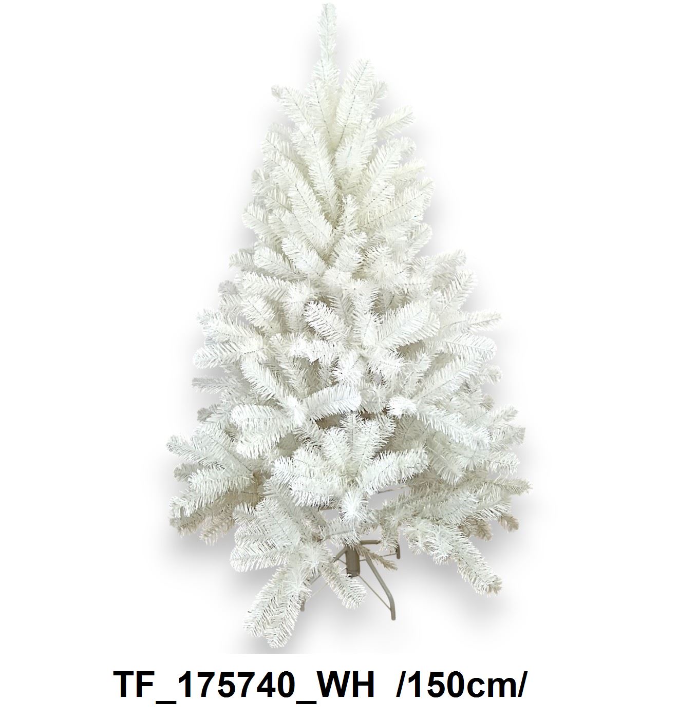 Kristály fehér fenyõfa, 433 ág /150cm/