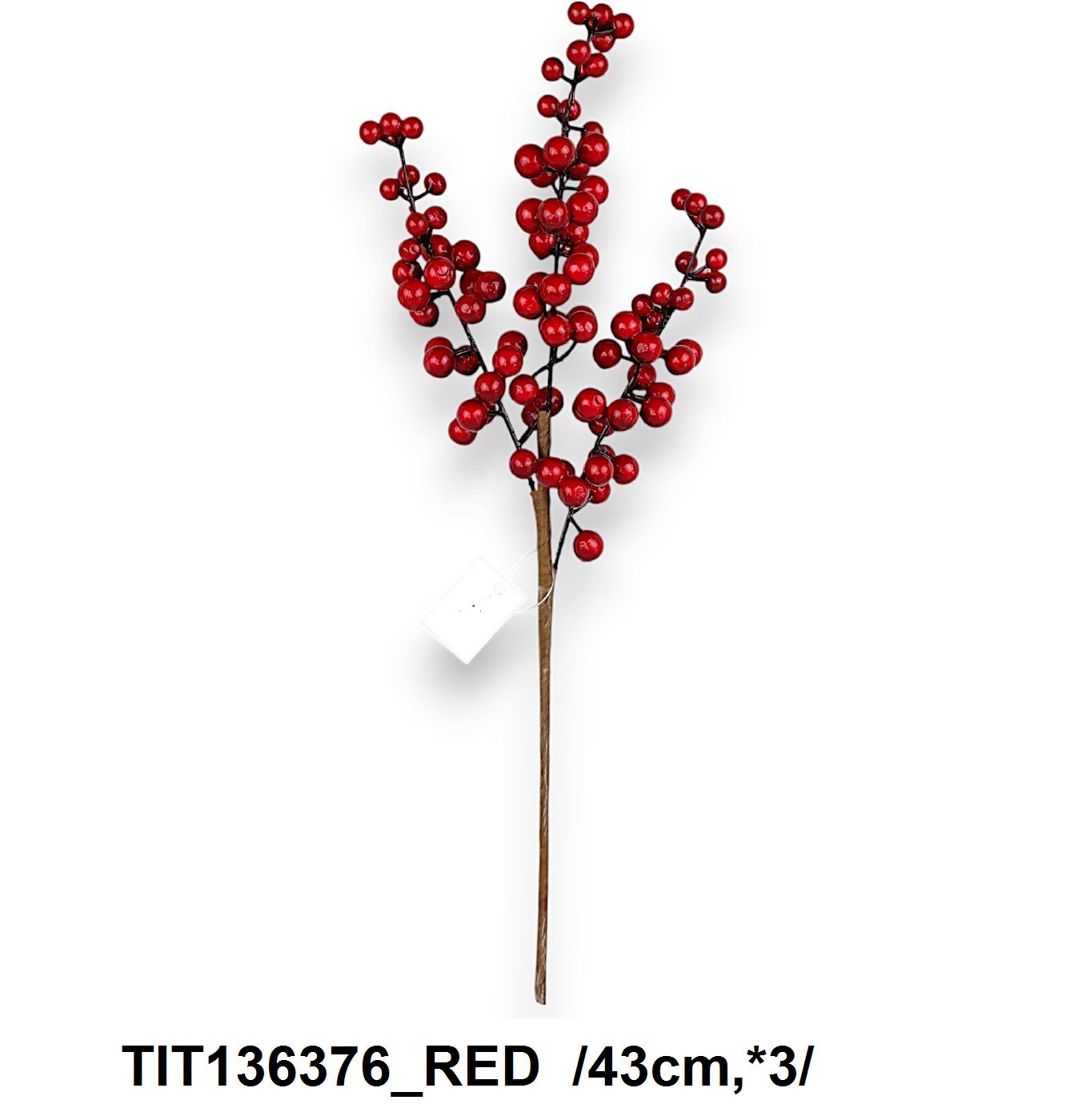 Festett golyós ág, hungarocell /43cm,*3/