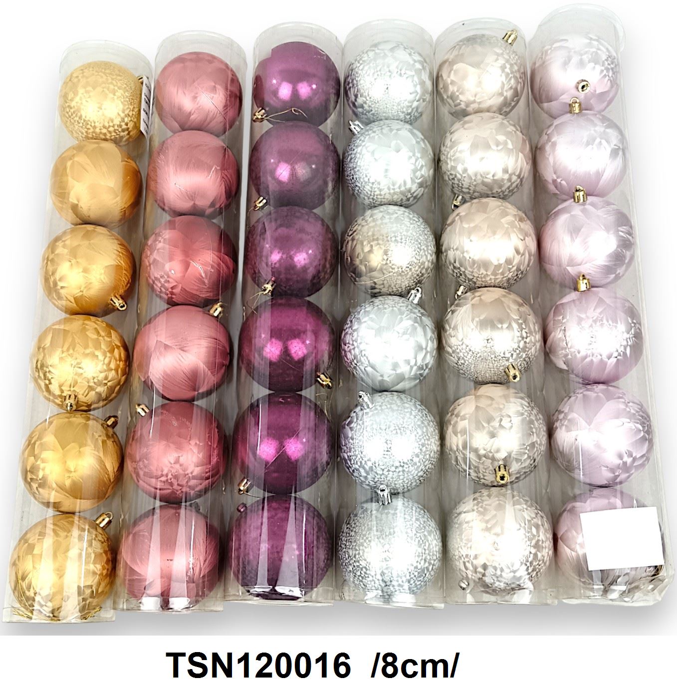 Selyemnyomott gömbök  /8cm/