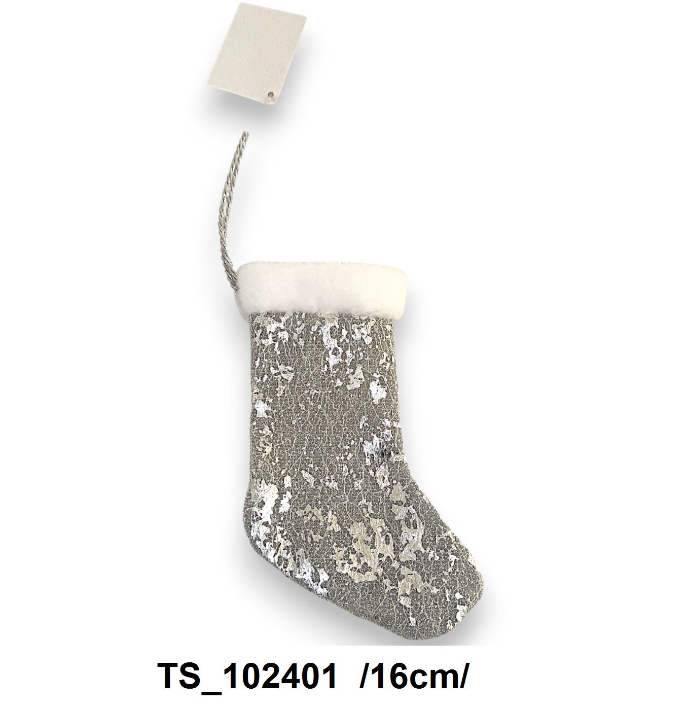 Metál hálós, akasztható csizma /16cm/