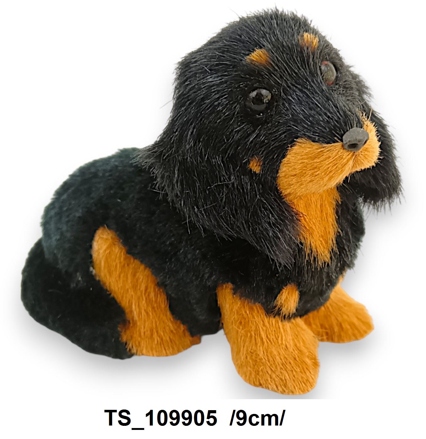 Ülõ plüss tacskó kutya /9cm/