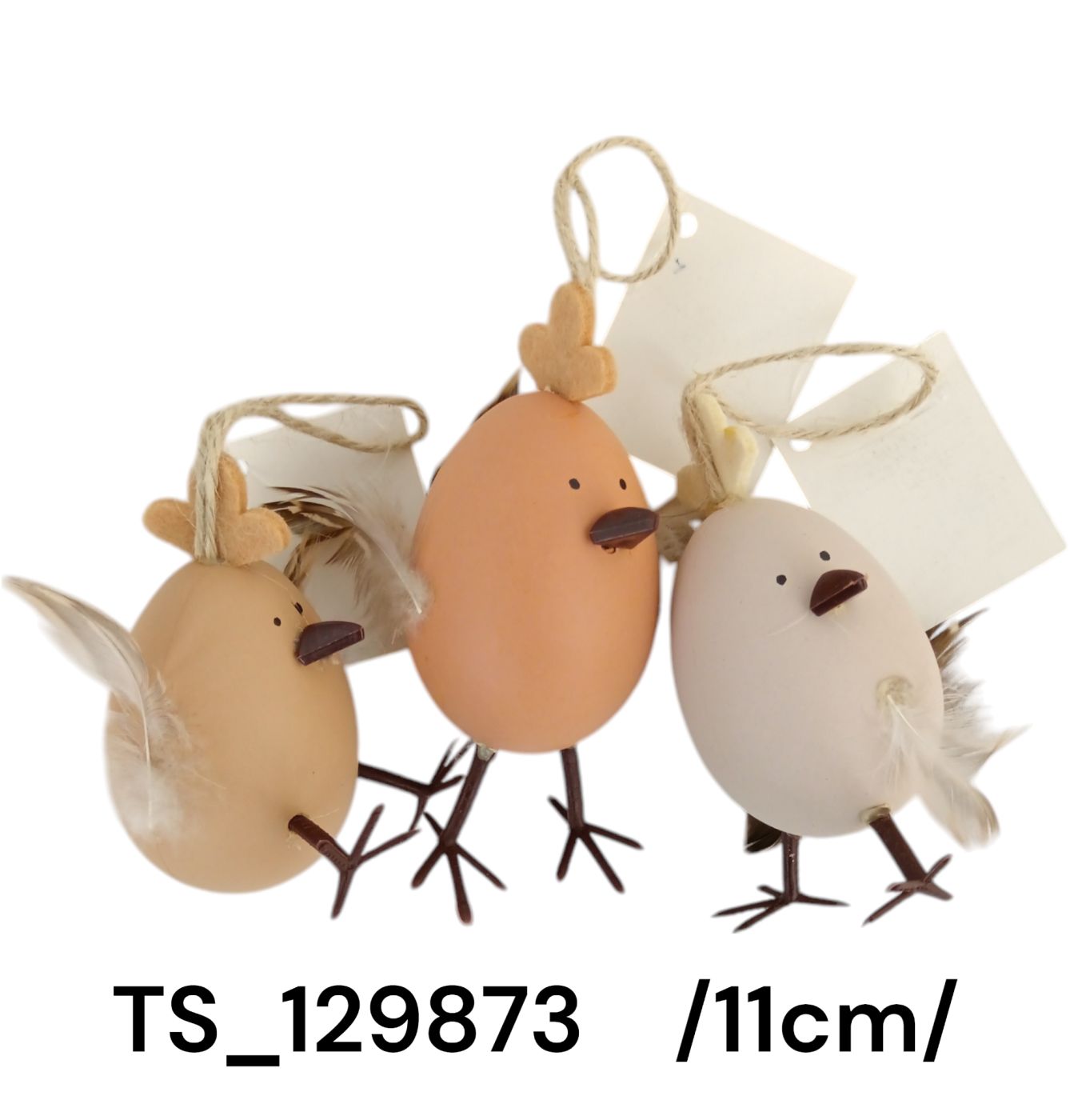 akasztós tojáscsirkék tollakkal 12/zacsi, db ár