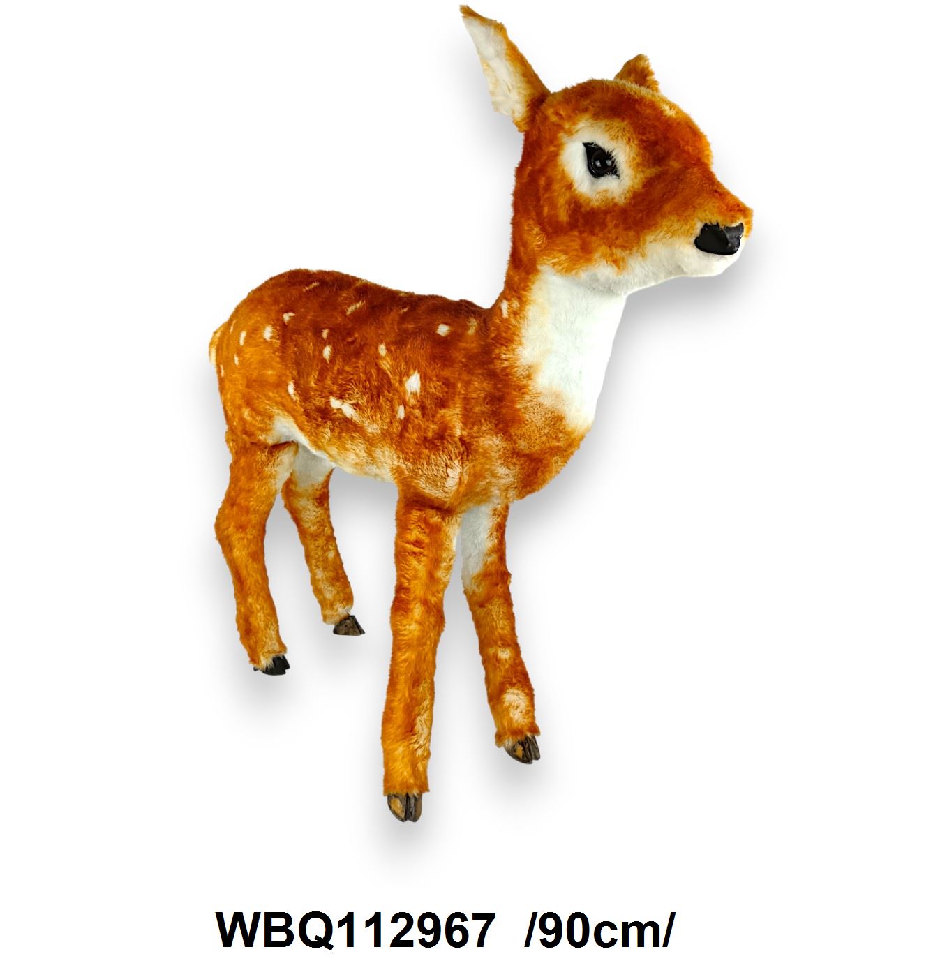 Szõrös, pöttyös hátú bambi /90cm/