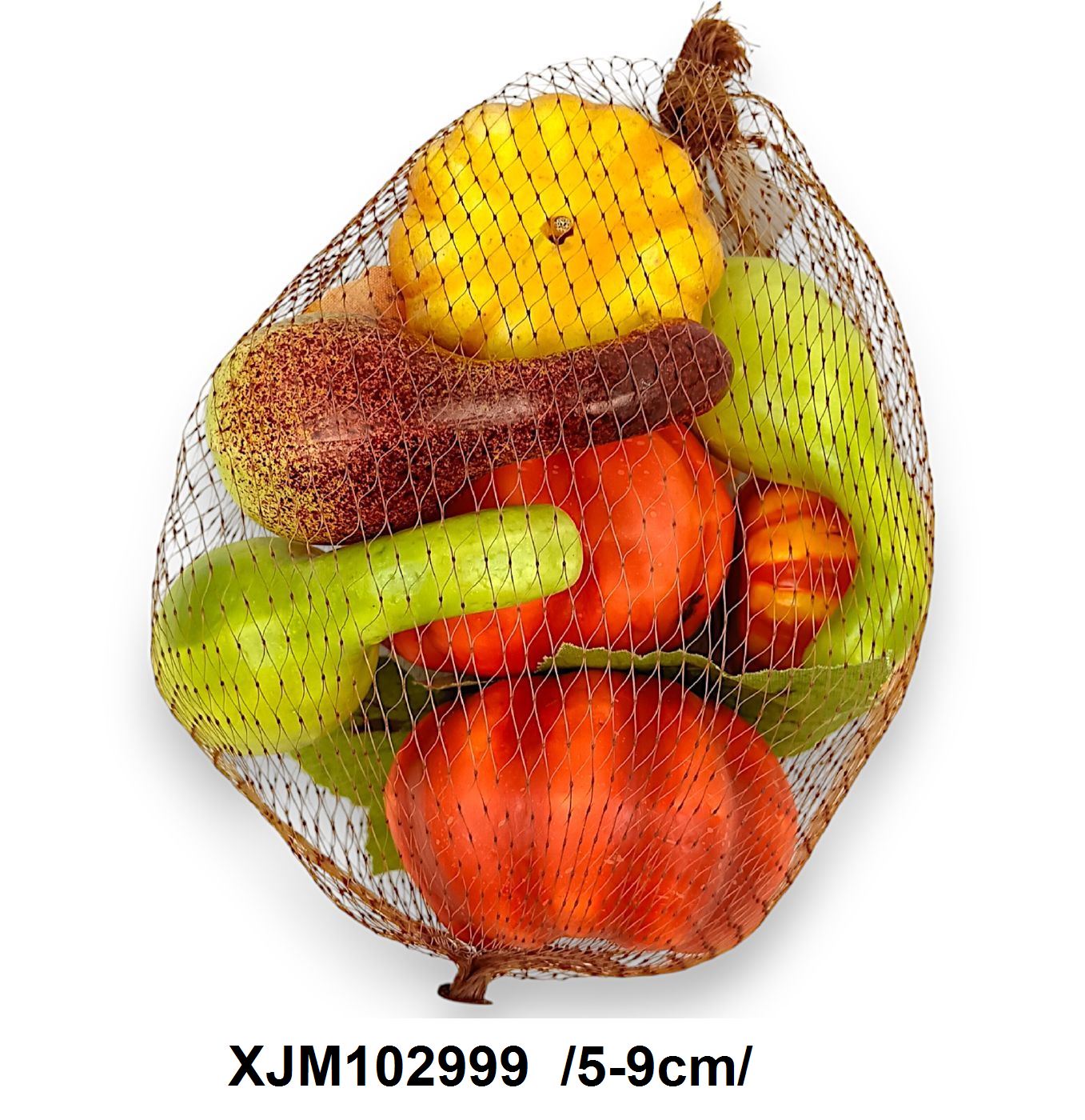 Tökök hálóban, levéllel 8/S /5-9cm/