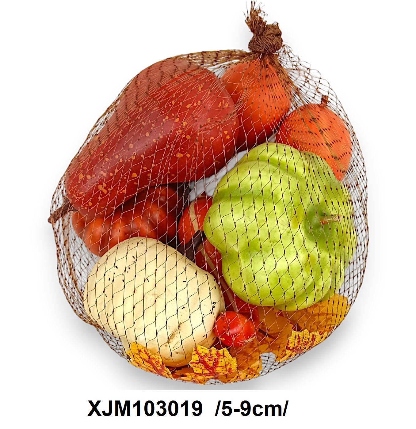 Tökök hálóban, levéllel /5-9cm/