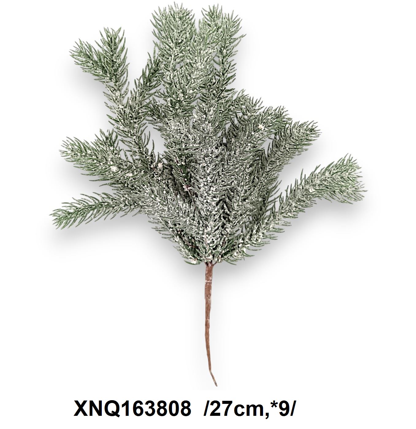 Flokkolt fenyõ ág /27cm,*9/