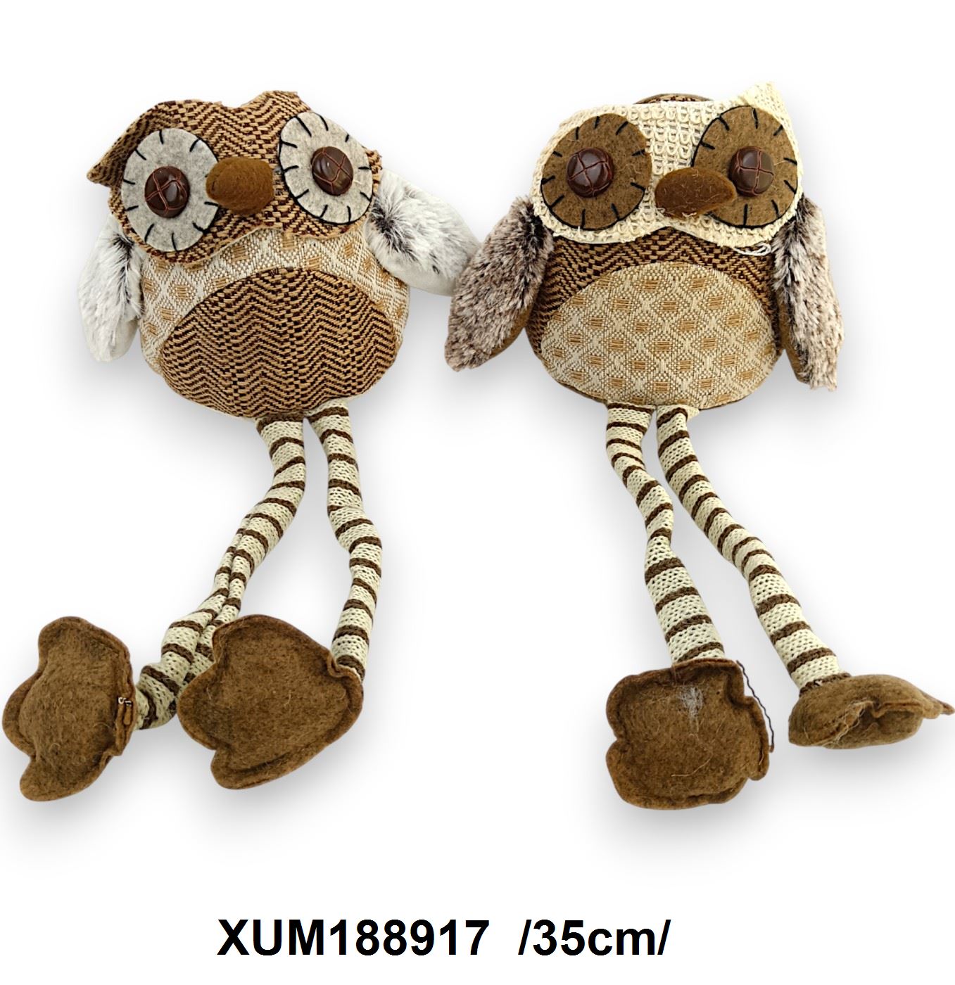 Lógó lábú plüss bagoly /35cm/