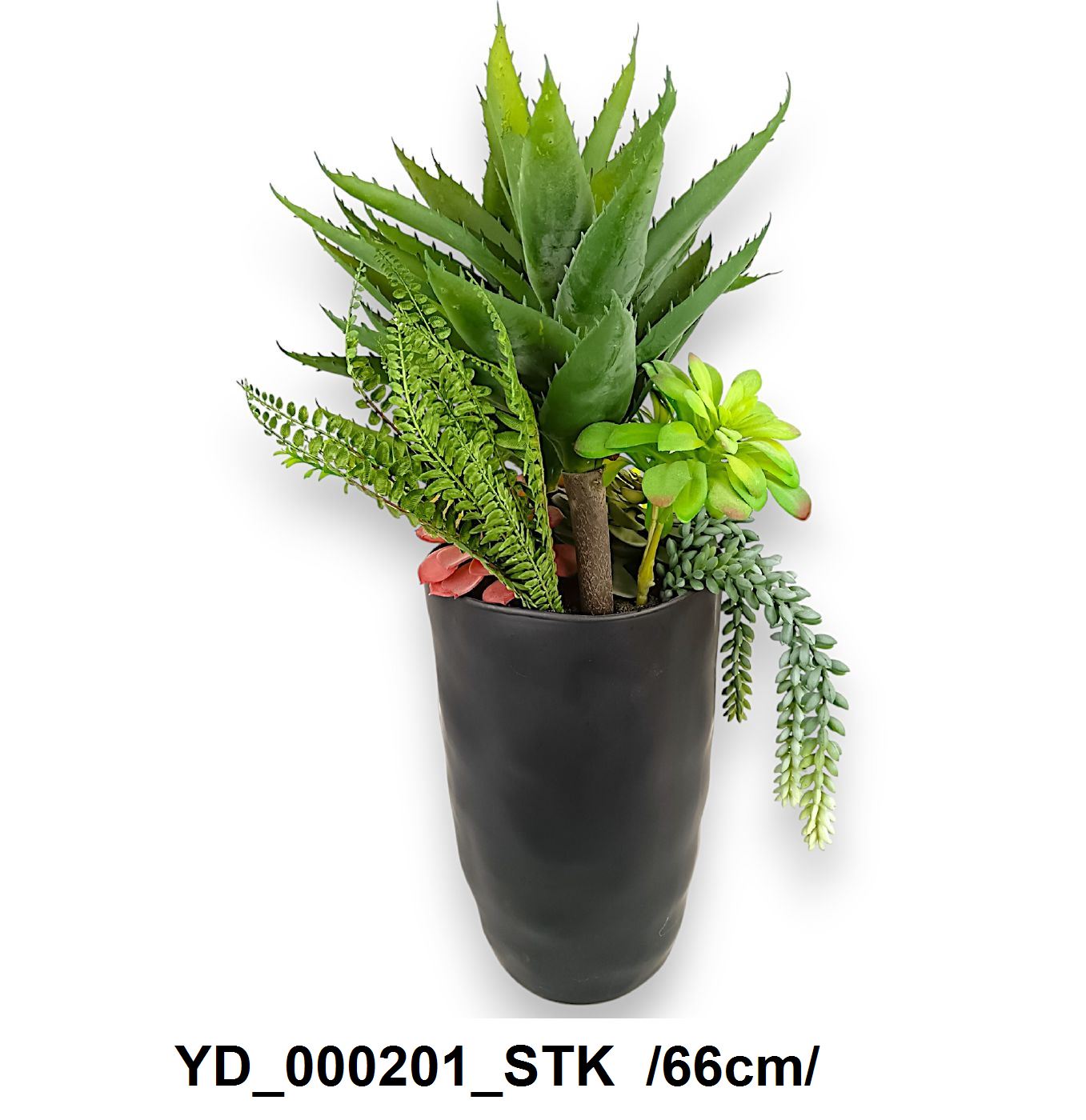 Pozsgás mix vázában /66cm/